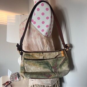 Tiki tropical theme  Canvas shoulder bag